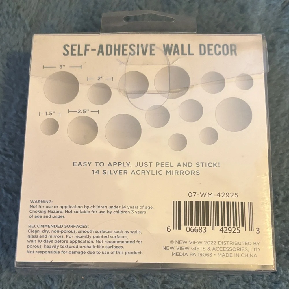 Blue Moon Studio Silver Wall Decor Mirrors